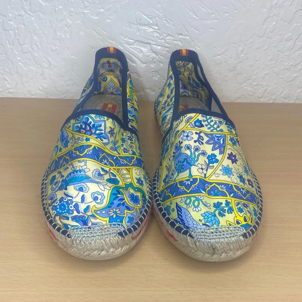 Vibrant Patterned Espadrille Slip-Ons - Picture 3 of 11